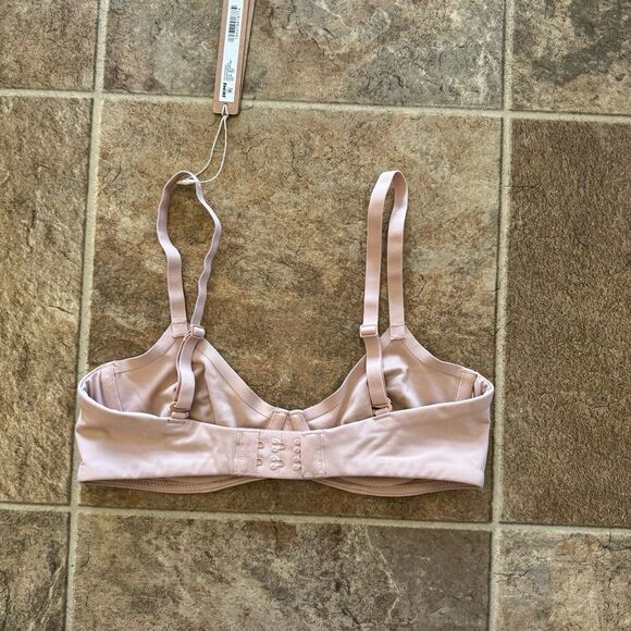 Skims Fits Everybody Unlined Demi Bra Mica Size 32B - Picture 4 of 7